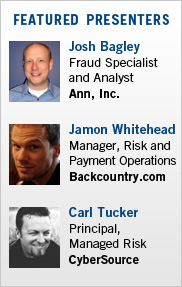 Manage Online Fraud Webinar Featured Presenters